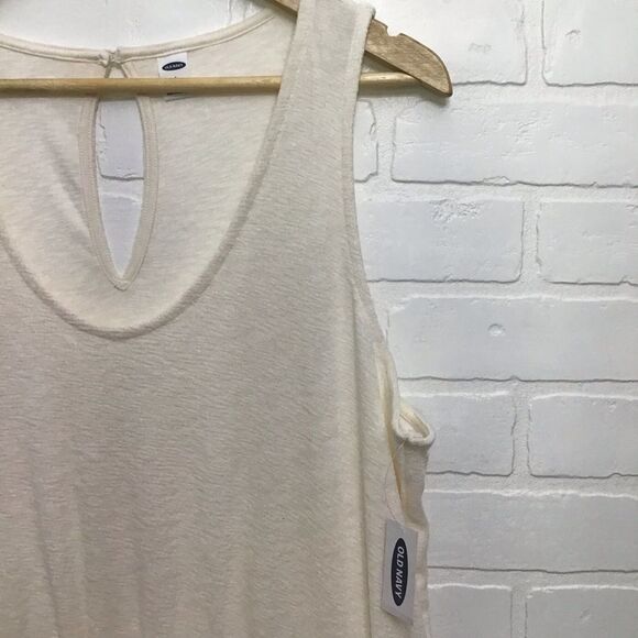 OLDNavy Ecru terrycloth jumpsuit shortall resort wear beach coverup summer large - Picture 5 of 13